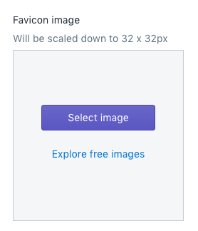 Shopifyでfaviconをインストールする画像を選択